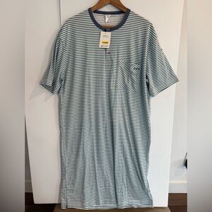 CALIDA Striped Short Sleeve Loungeshirt
